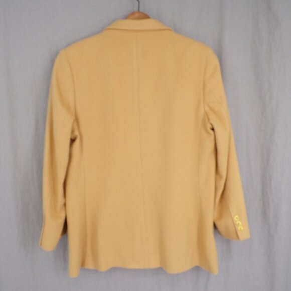 L.L. Bean Vintage Women's Blazer Jacket Wool/Cashmere Size 12P Two Button USA - Picture 7 of 9